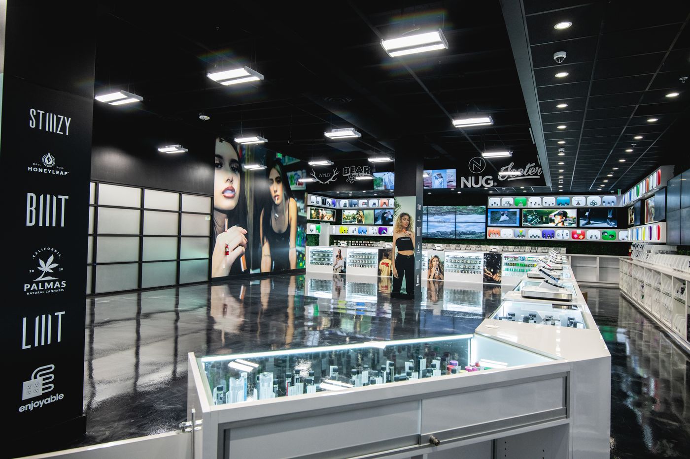 Inside a STIIIZY dispensary retail floor